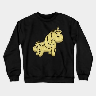 Cute gold Unicorn Crewneck Sweatshirt